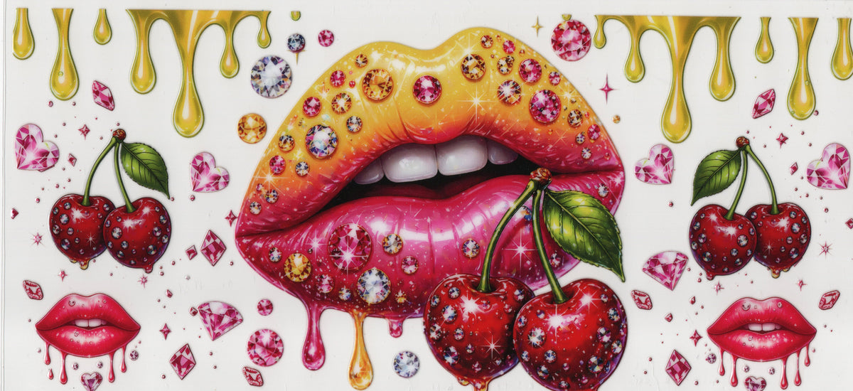 Bouches diamant cerises